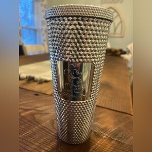 Disney 100th Anniversary Starbucks Mickey Mouse Venti Silver Studded Tumbler